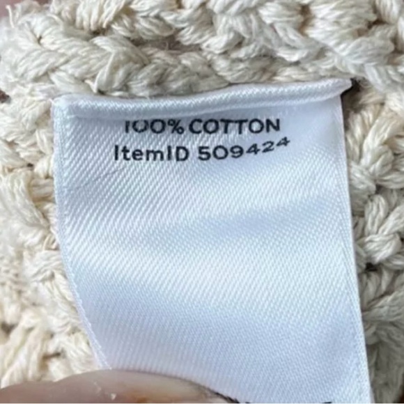 LL Bean Signature Fisherman Tunic Sweater Womens XS Chunky Cable Knit Stripes - Picture 9 of 11